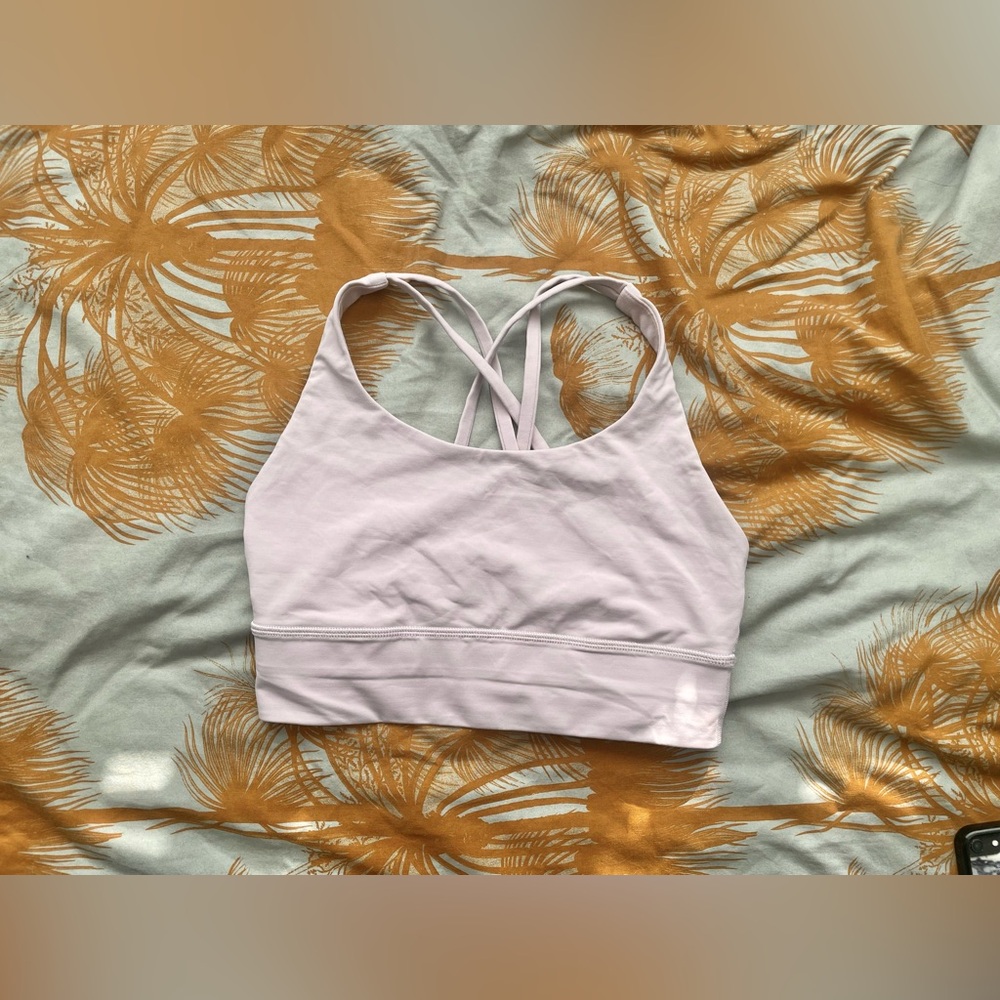 Lululemon Energy Longline Bra *Medium Support, B–D Lavender dew 6